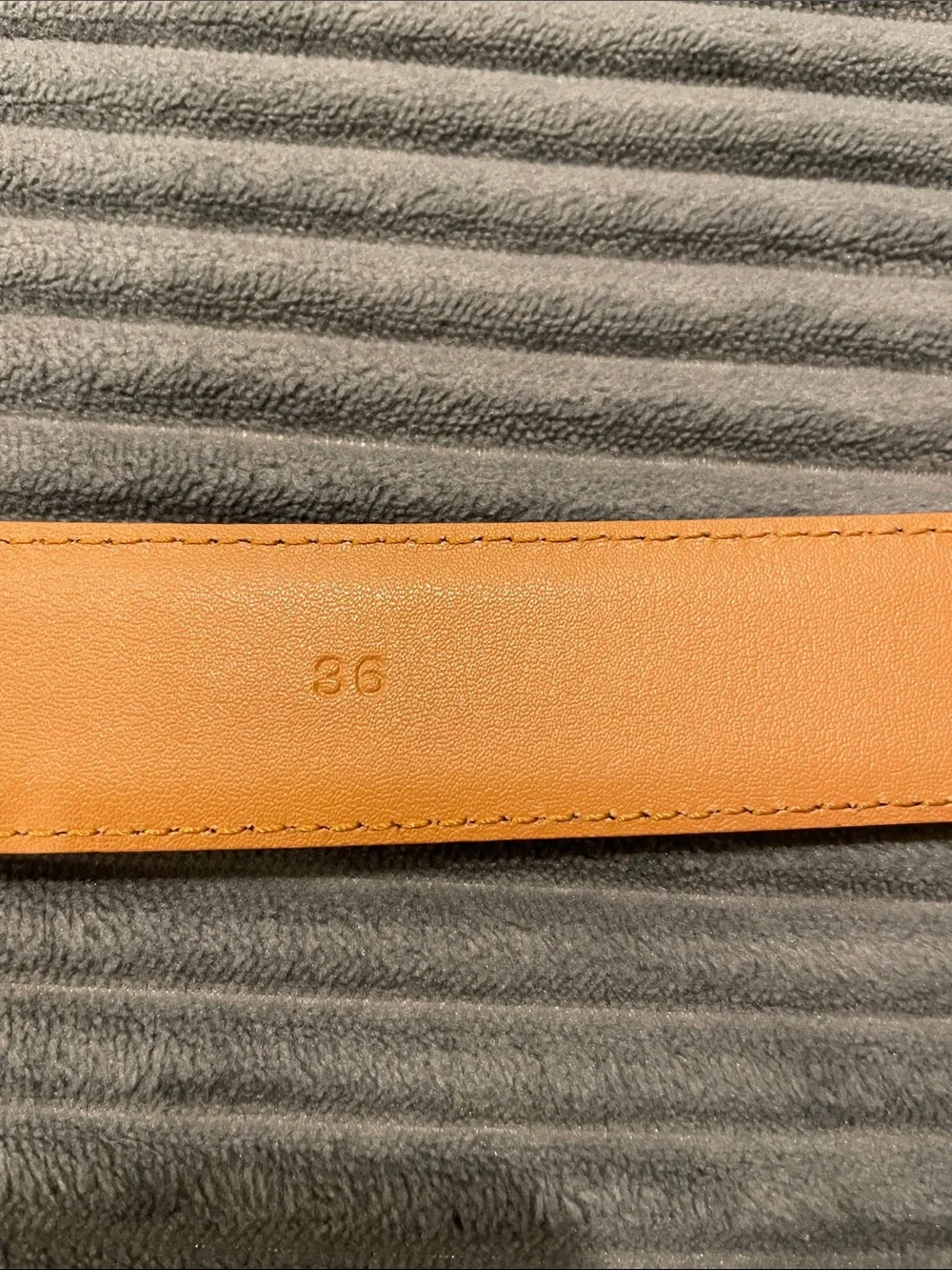 Classic Men’s Brooks Brothers Brown belt - Genuine Leather - Size 36-WORN TWICE